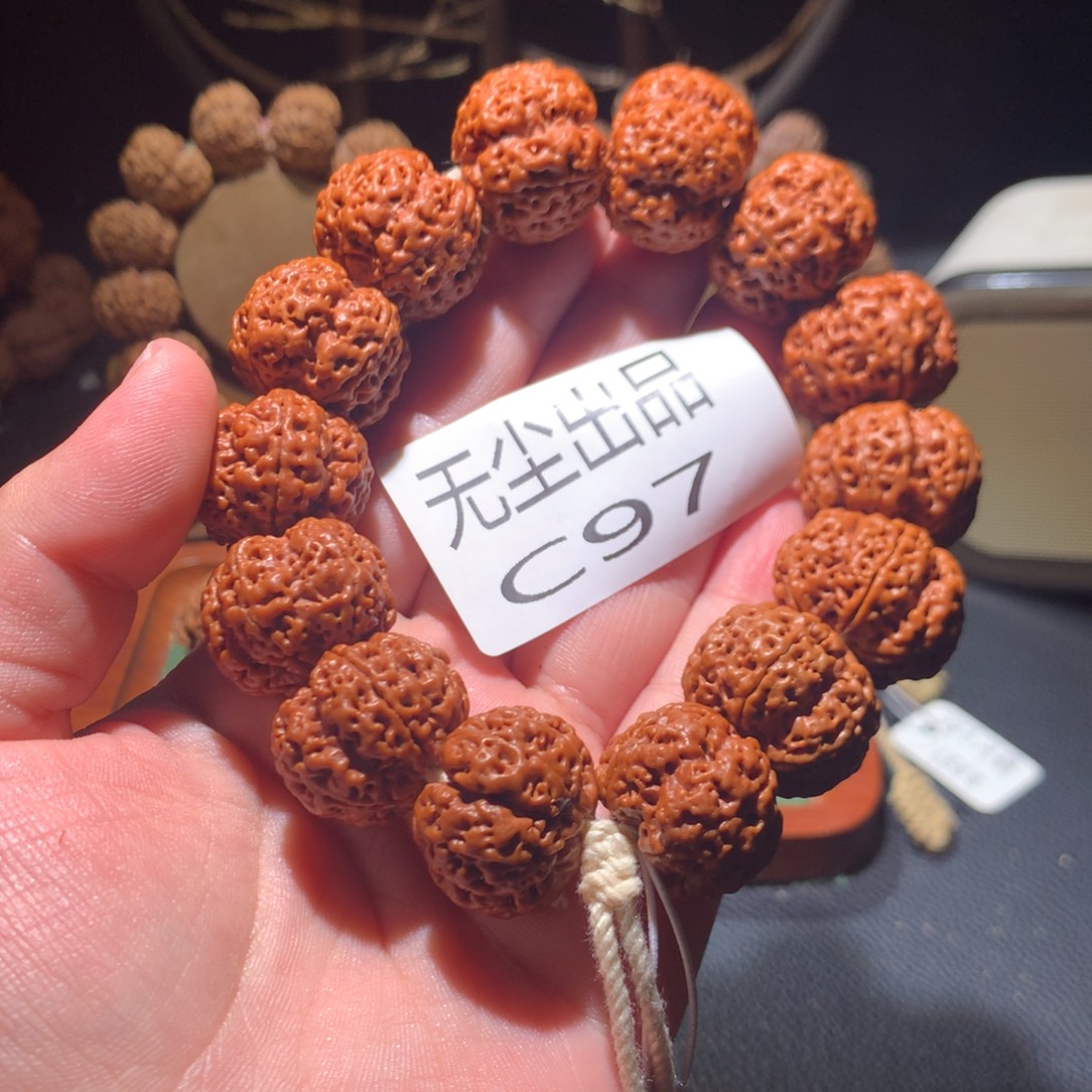 风***痕金刚菩提吊坠23+至尊双龙定制