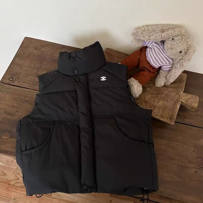 儿童cc刺绣百搭冬季马甲