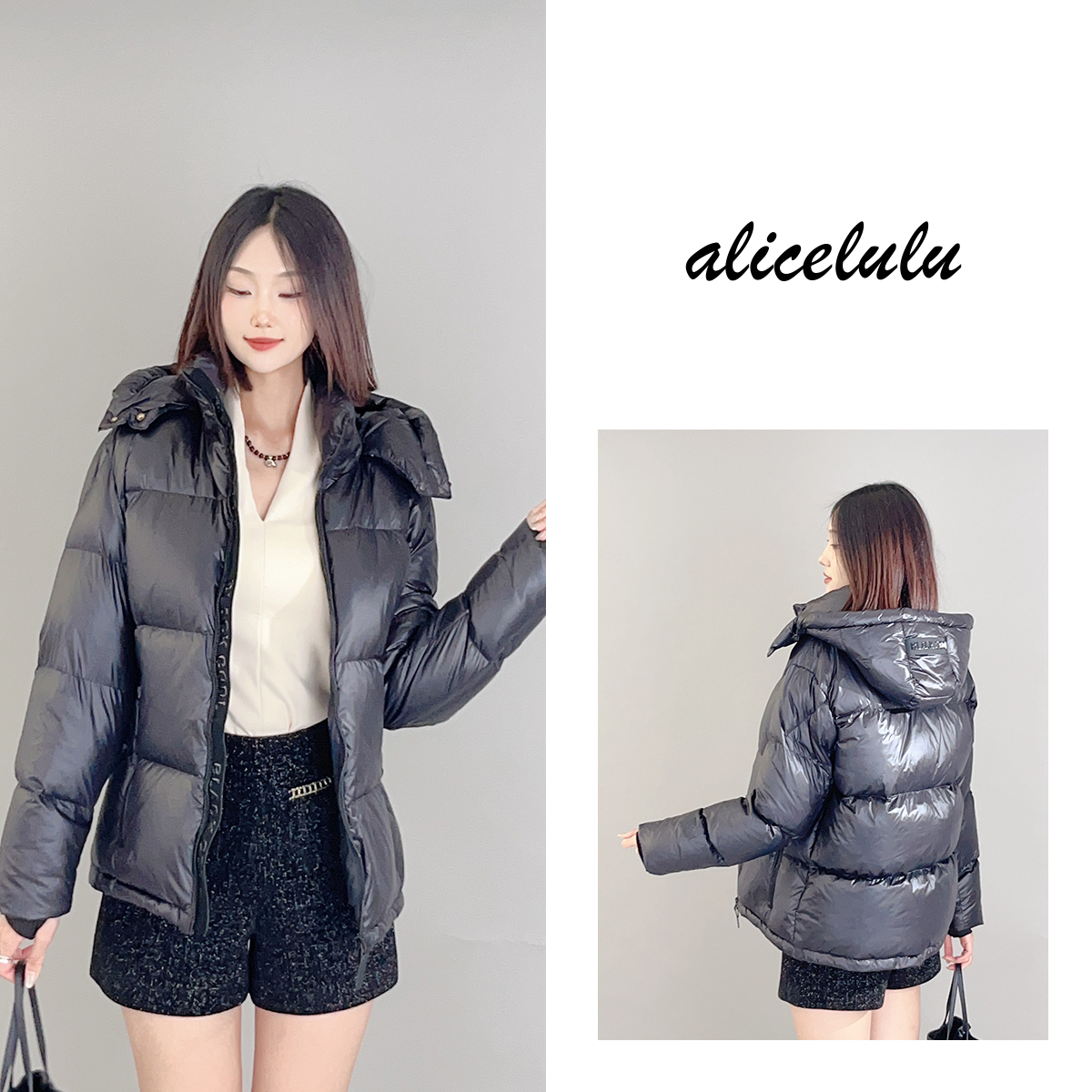 1 ALICE “羽皇”羽绒服 亮光质地 奢暖鹅绒 S2140399Tr