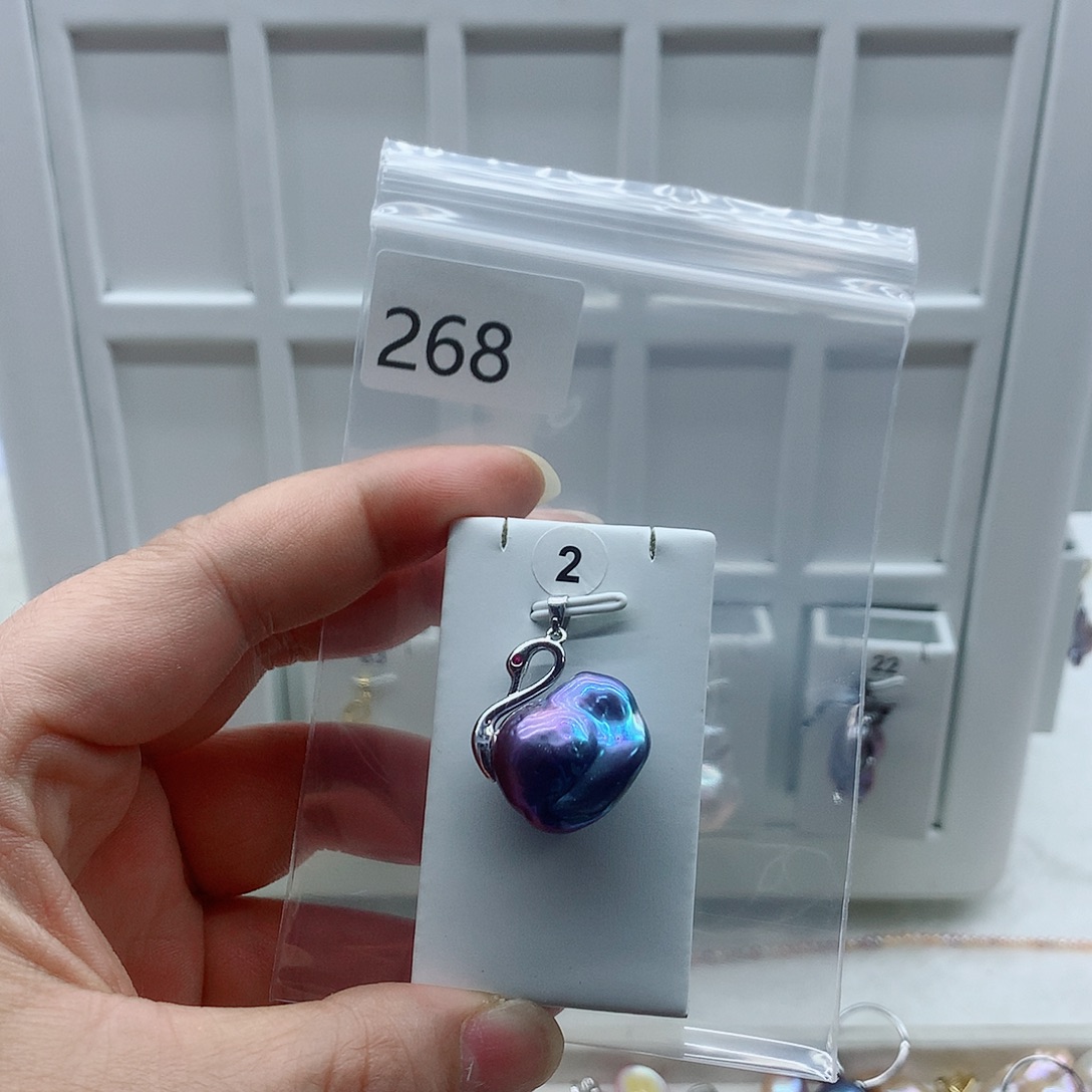 淡水珍珠合金吊坠(不含链)