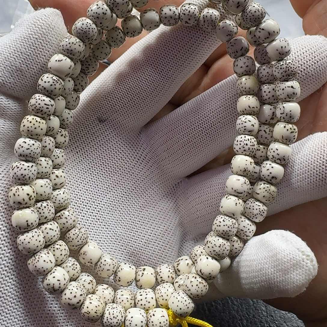 星月菩提手串8*7原生态大留白（拆封走色）