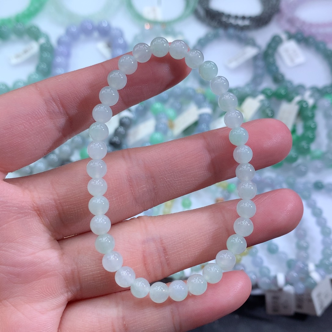 翡翠手链未镶嵌天然