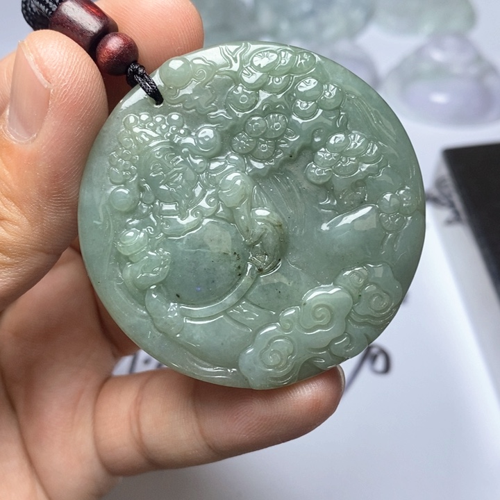 颈饰未镶嵌翡翠翡翠