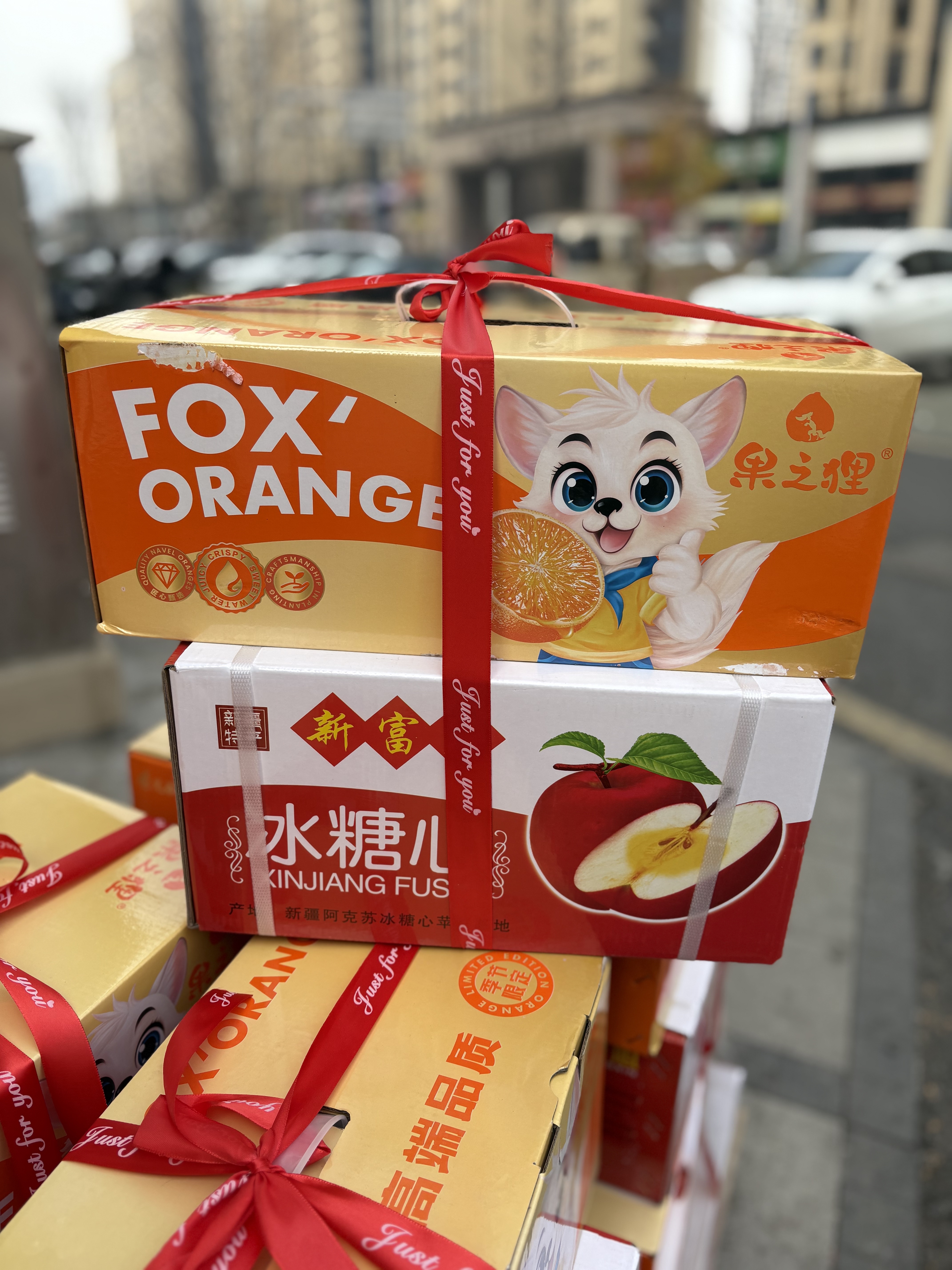 【二件套礼盒】特级赣南青橙+阿克苏冰糖心苹果