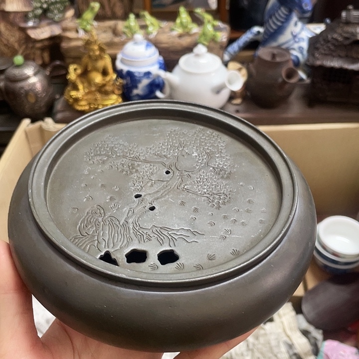 锡中古工艺品摆件