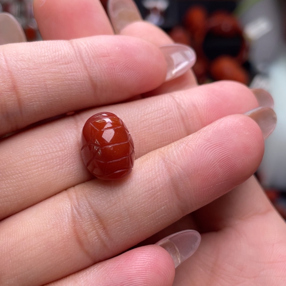 【闪购商品】未镶嵌富甲10m南红玛瑙