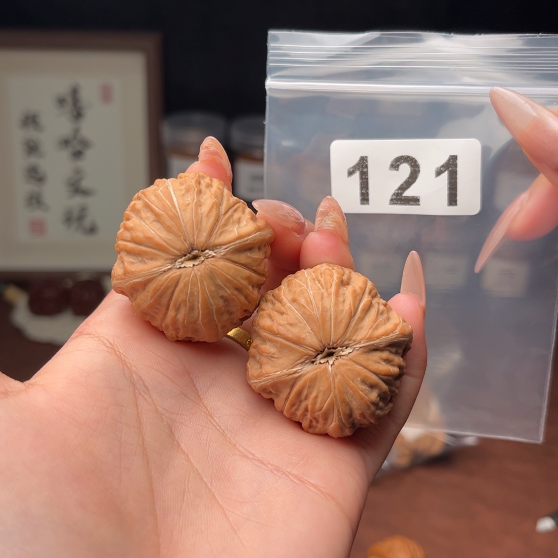 吊坠文玩核桃山**间铁锤全品39