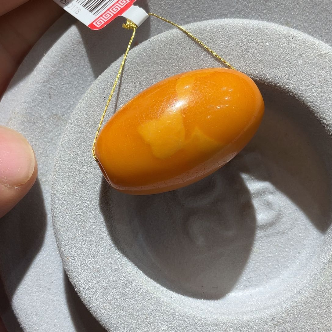 蜜蜡颈饰未镶嵌老蜜蜡锁骨珠5.86克