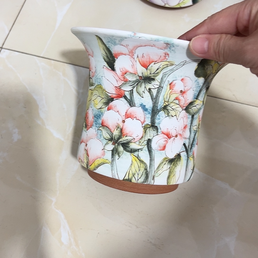景德镇炫彩手绘口16高14