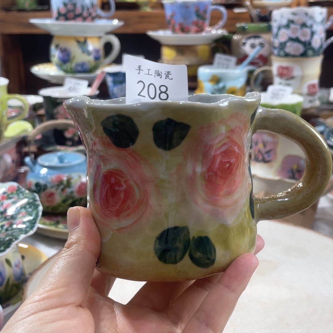 景德镇手工陶瓷杯208