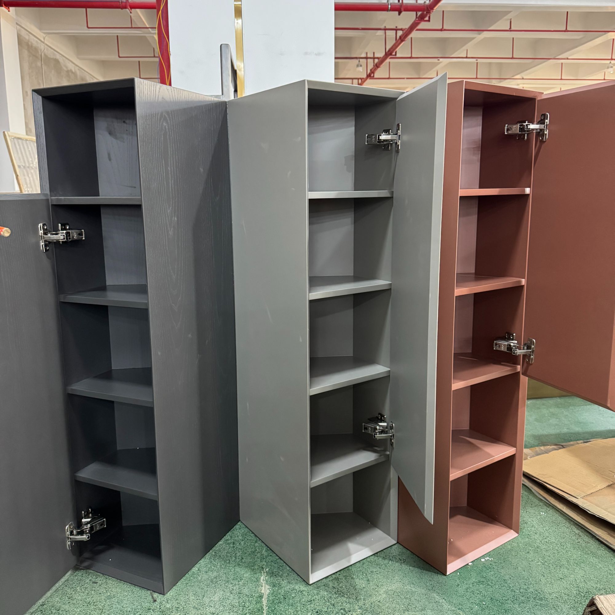 壁柜吊柜三色多功能挂柜挂墙柜落地柜尺寸长122*30*120