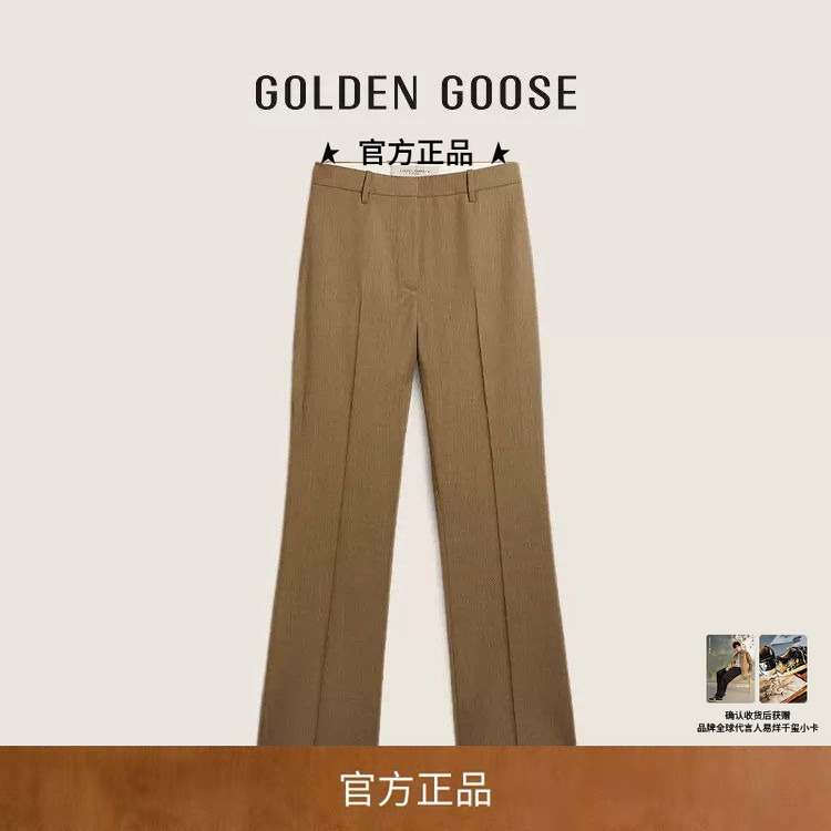 GoldenGoose女Journey款时尚百搭休闲直筒长裤GGDB