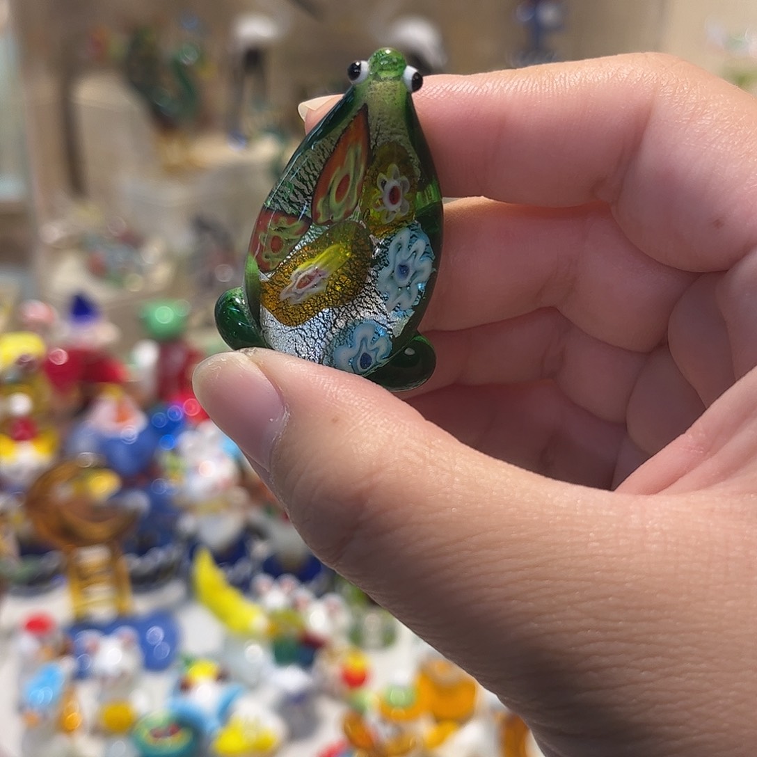 琉璃手工艺品青蛙