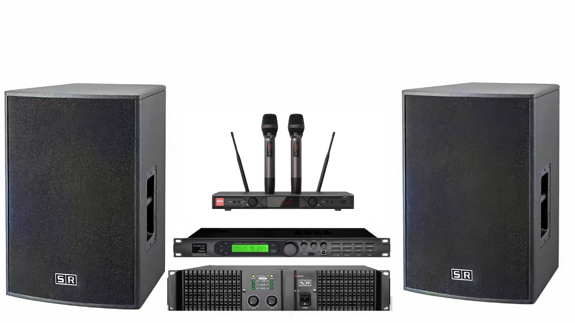 KTV酒吧专业音响ktv唱歌舞台演出无线音响音箱纯进口套装音响设备