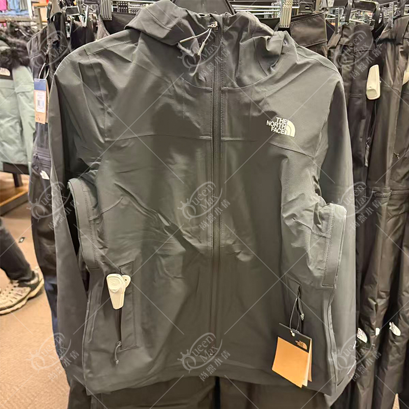 THE NORTH FACE/北面女款ACTIVE ASPHALT GREY连帽冲锋衣55W4-0C5