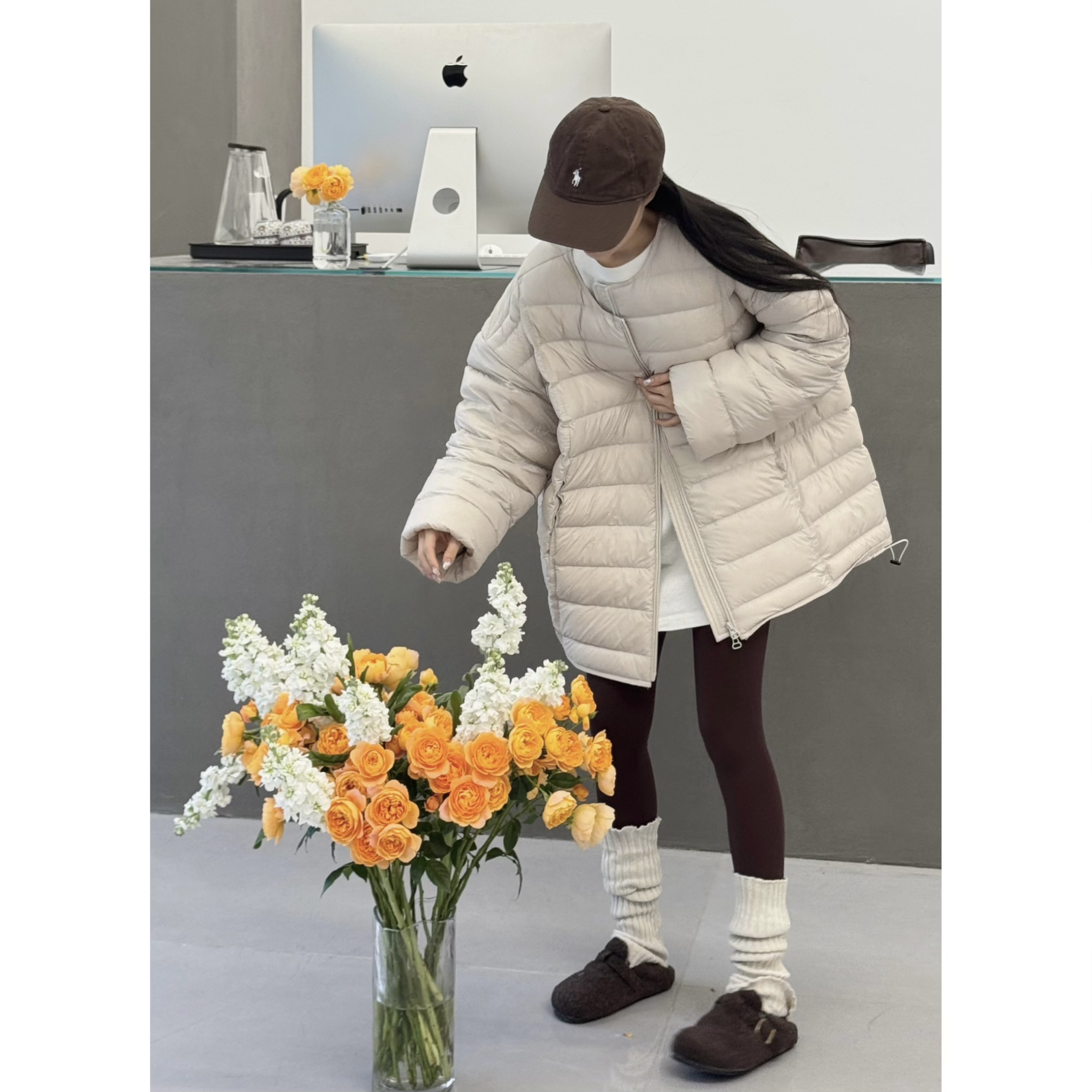 入冬排骨～圆领排骨羽绒服短款轻薄冬季新款羽绒外套