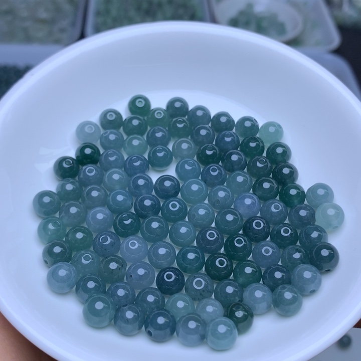 散珠翡翠卡6.8冰蓝水25个