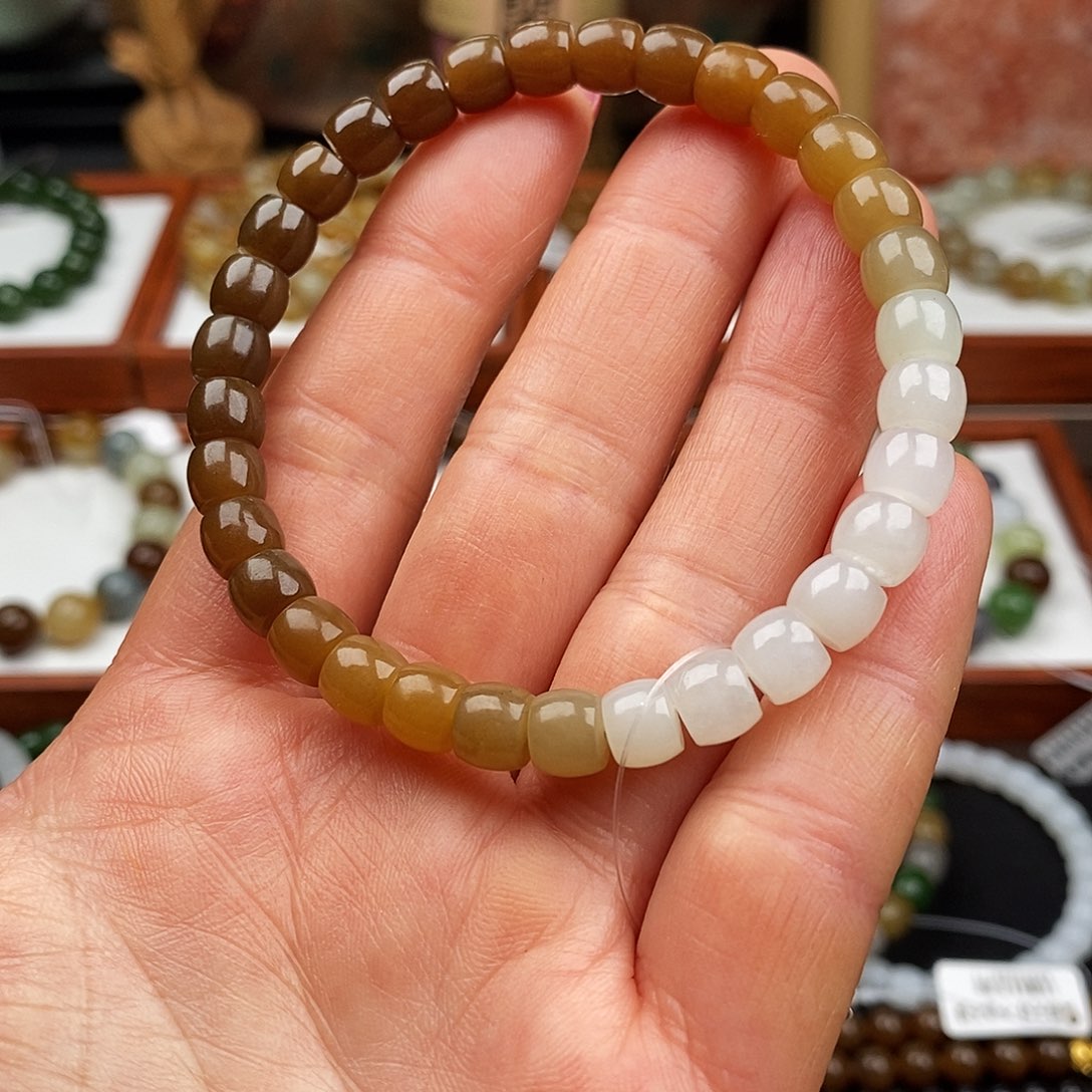 和田玉手链未镶嵌