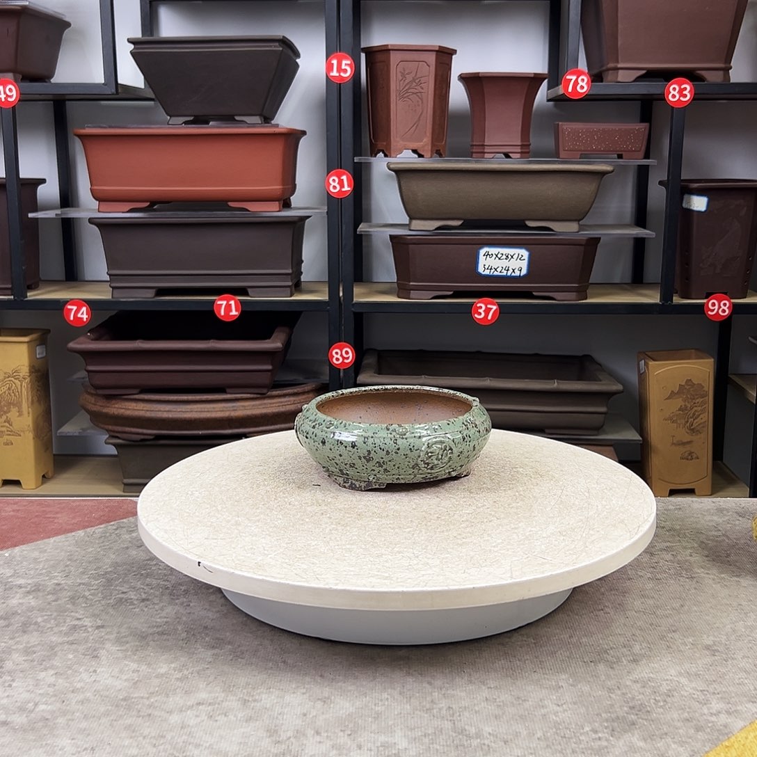 紫砂花盆内口13.5，内深4.5