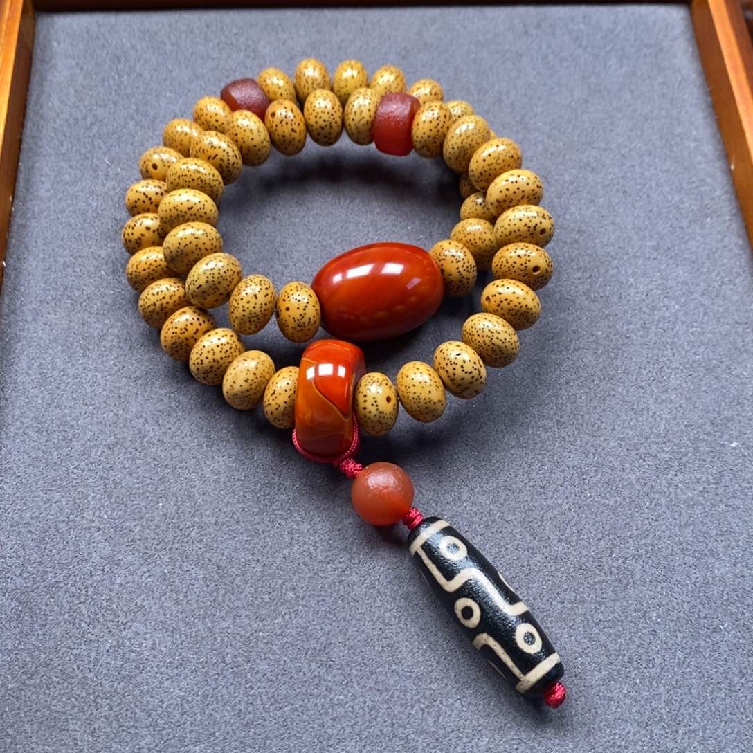 菩提把件未镶嵌星月