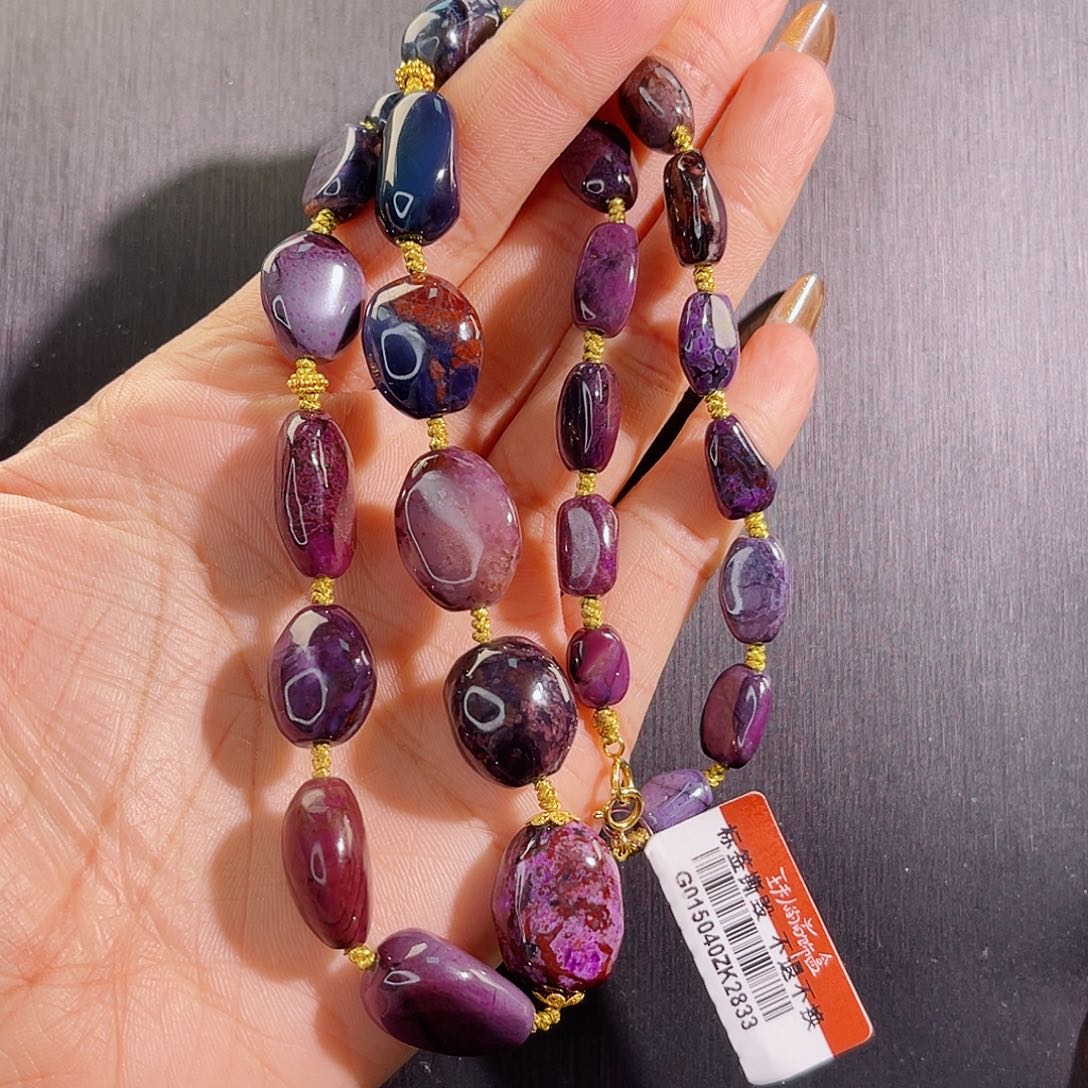 苏纪石（舒俱来）项链k金未镶嵌