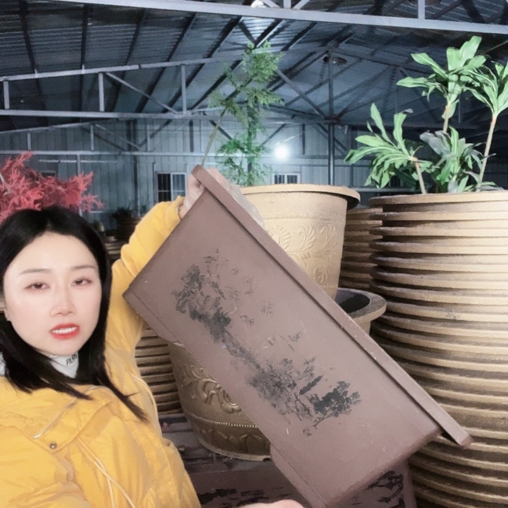 盆景盆60花盆2个有孔