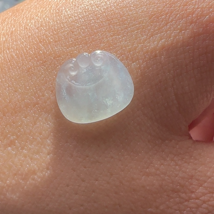 定制翡翠未镶嵌天然翡翠如意头