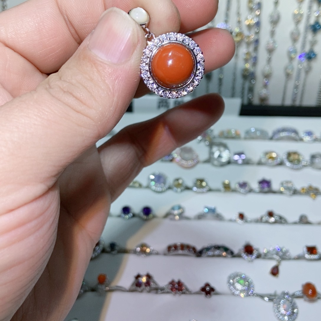 紫晶珠宝半成品银S925镶嵌