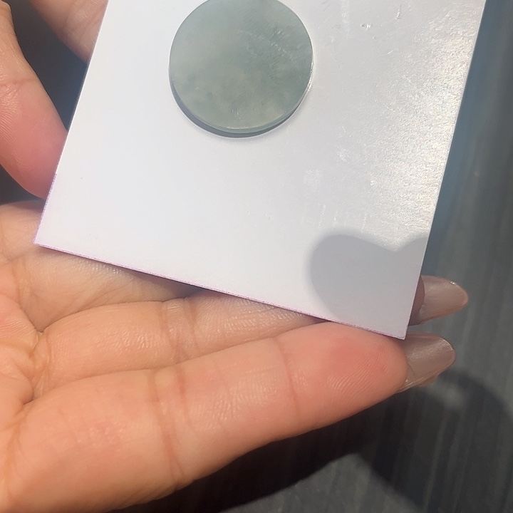 翡翠18K金镶嵌吊坠(不含链)，