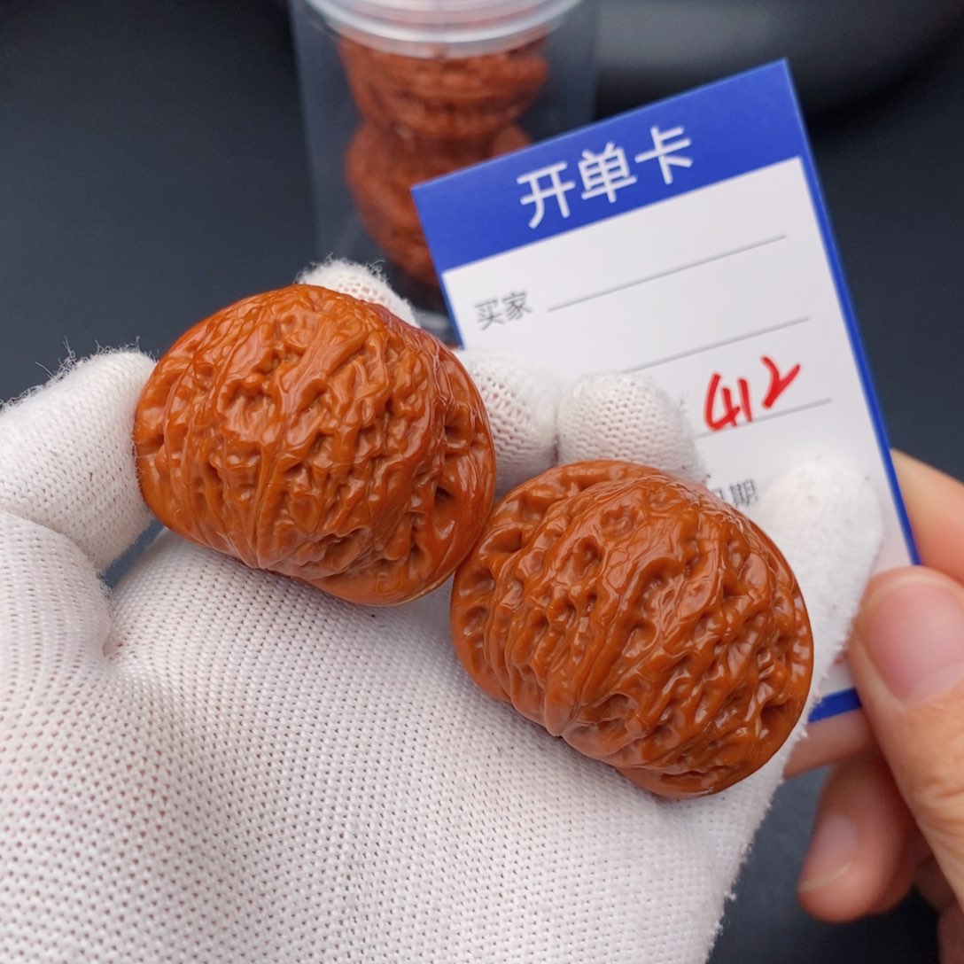 文玩核桃把件41铁锤412