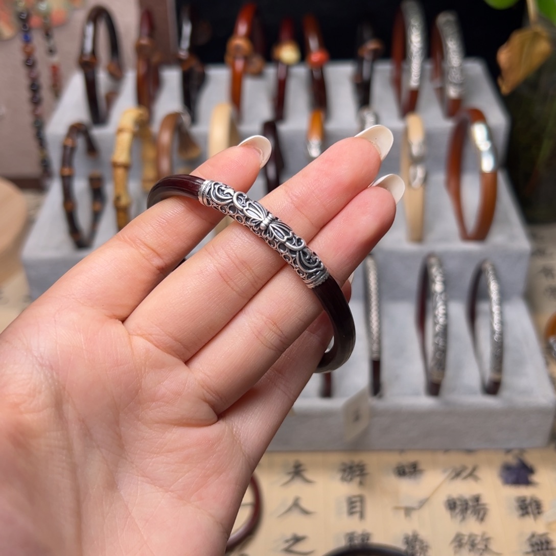 羲***校藤类手串/手链藤镯鸡血藤手镯