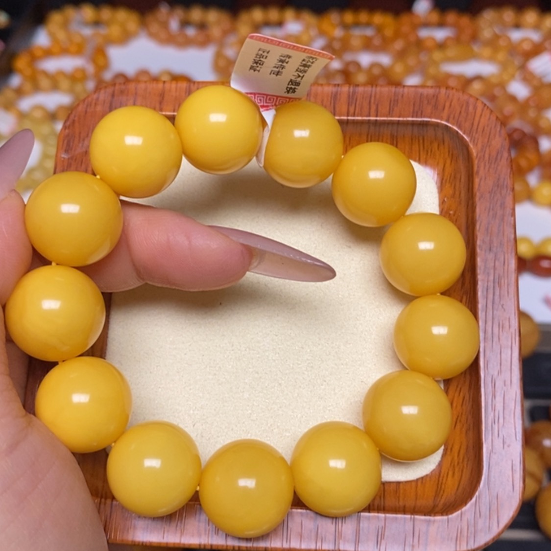 【闪购商品】蜜蜡手链未镶嵌手串