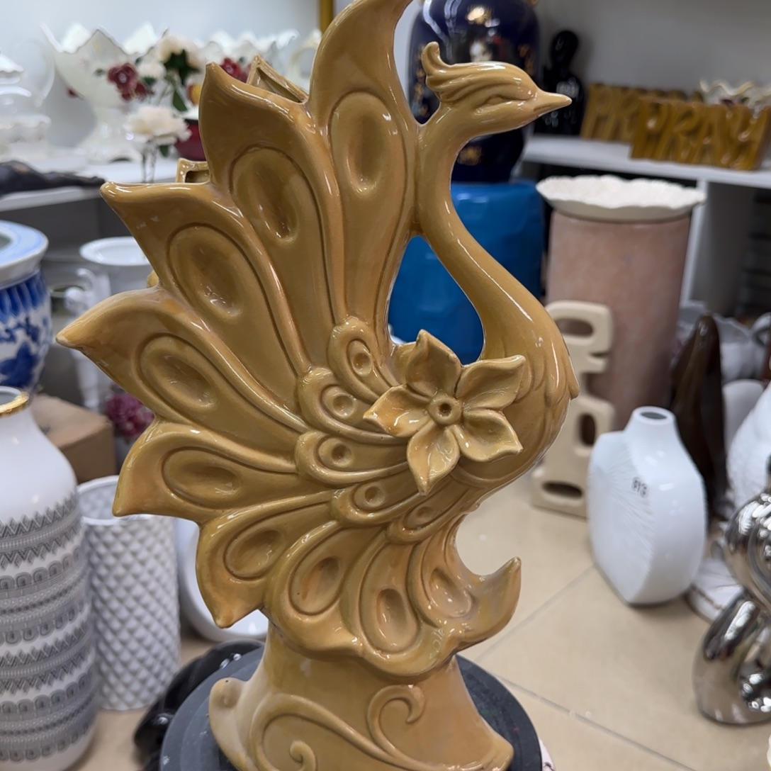 瓷片陶瓷工艺花瓶摆件