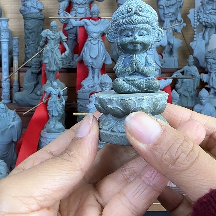 石材小悟空+底座