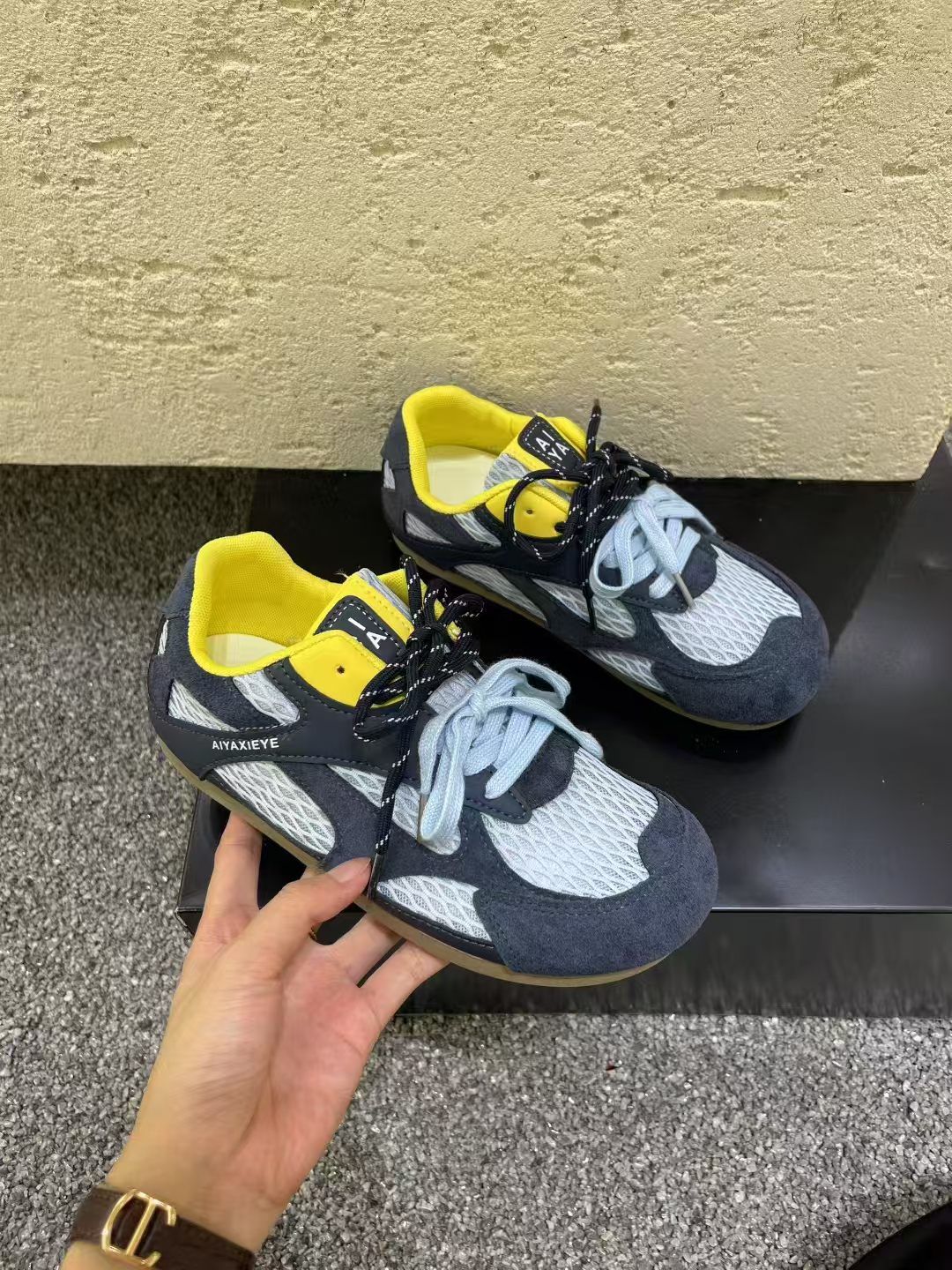 透气夏季德训鞋平底20时尚休闲鞋拼接欧若精灵风