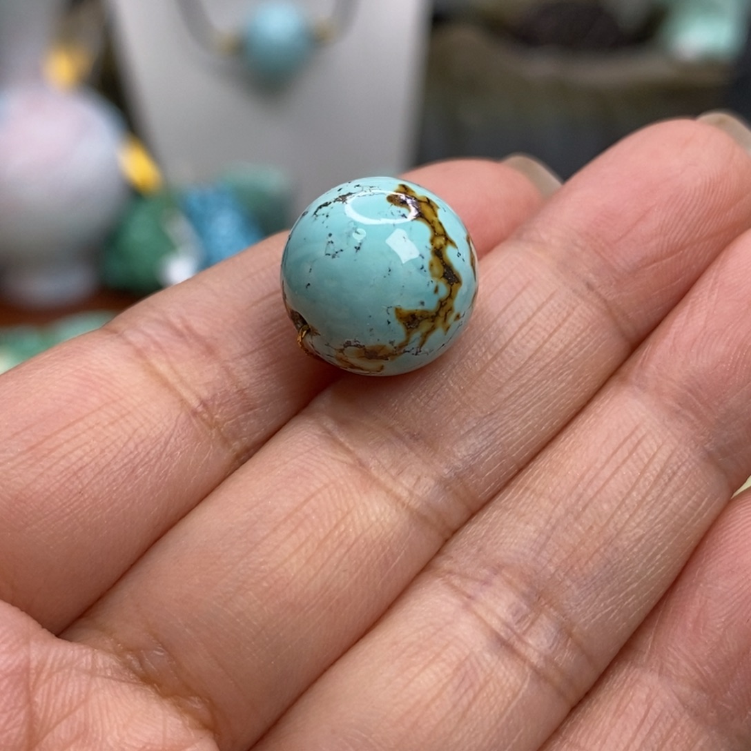 绿松石未镶嵌珠宝奇石13.7