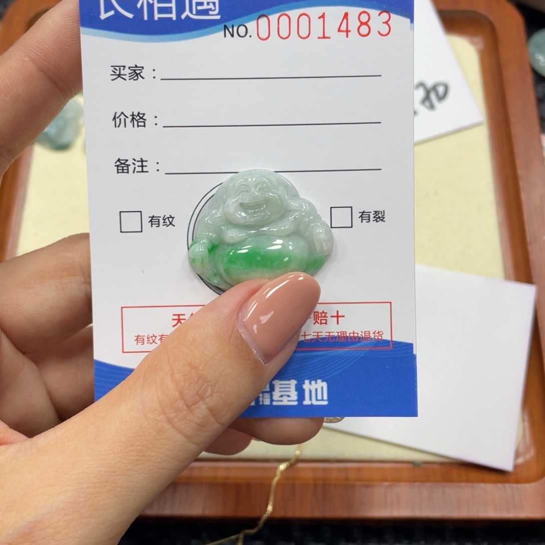 翡翠颈饰未镶嵌翡翠吊坠x 1483