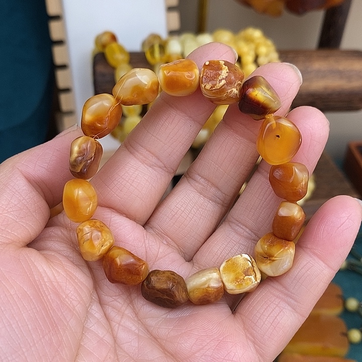 蜜蜡未镶嵌颈饰手串