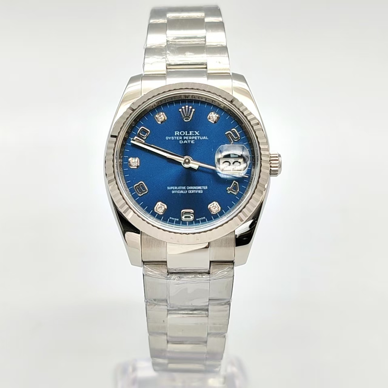99新 Rolex/劳力士 小橘/115234/36mm/自动机械/原盘/单表