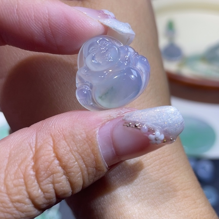 颈饰未镶嵌翡翠佛公