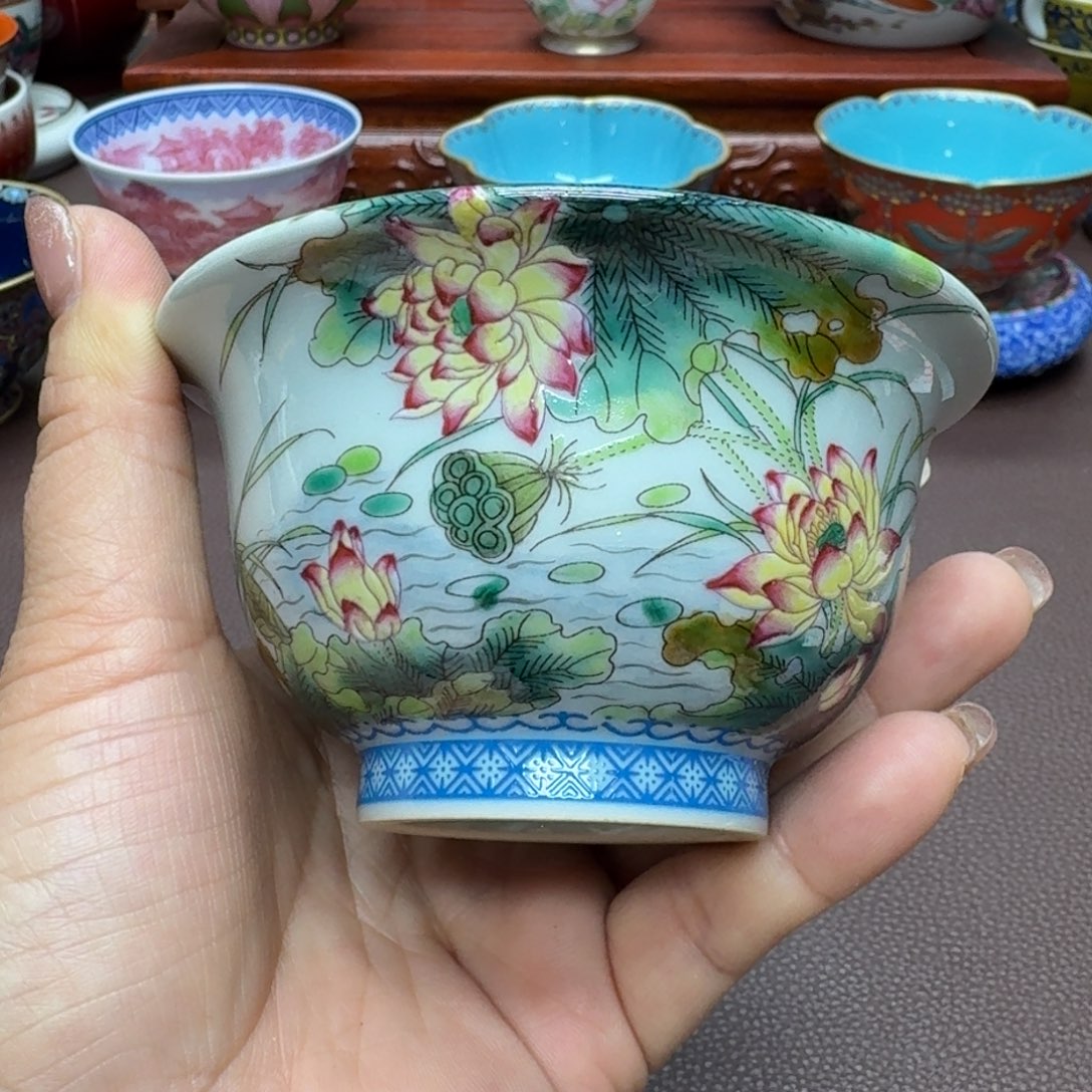 瓷片景德镇仿古手工制作精品展示