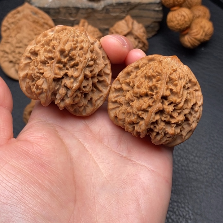 桃核把件尺寸45星星