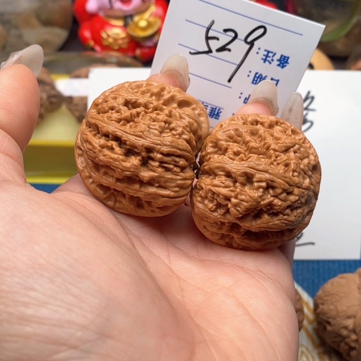 文玩核桃把件529号41平谷粗筋