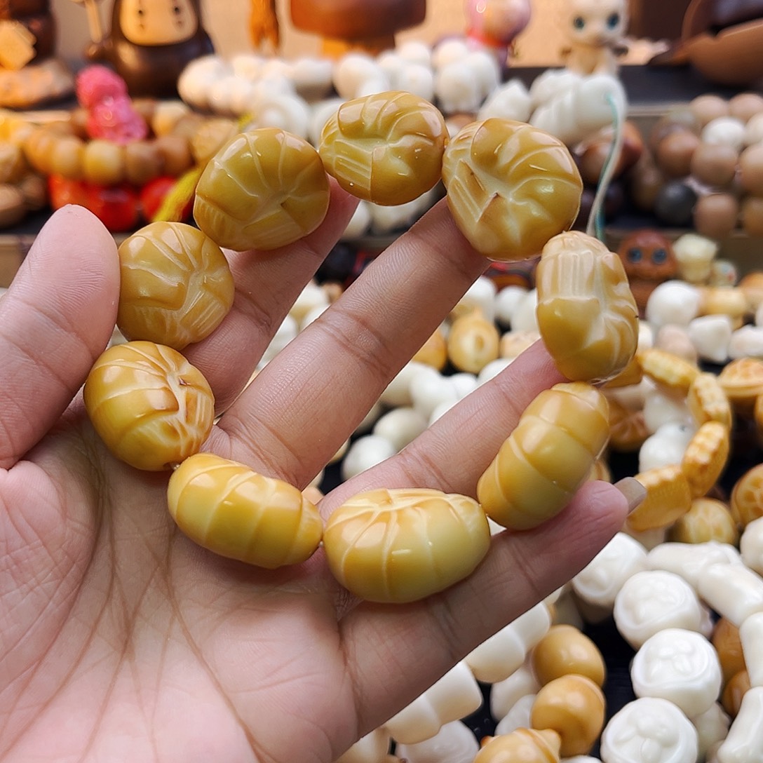 菩提根/象牙果手串烤虾