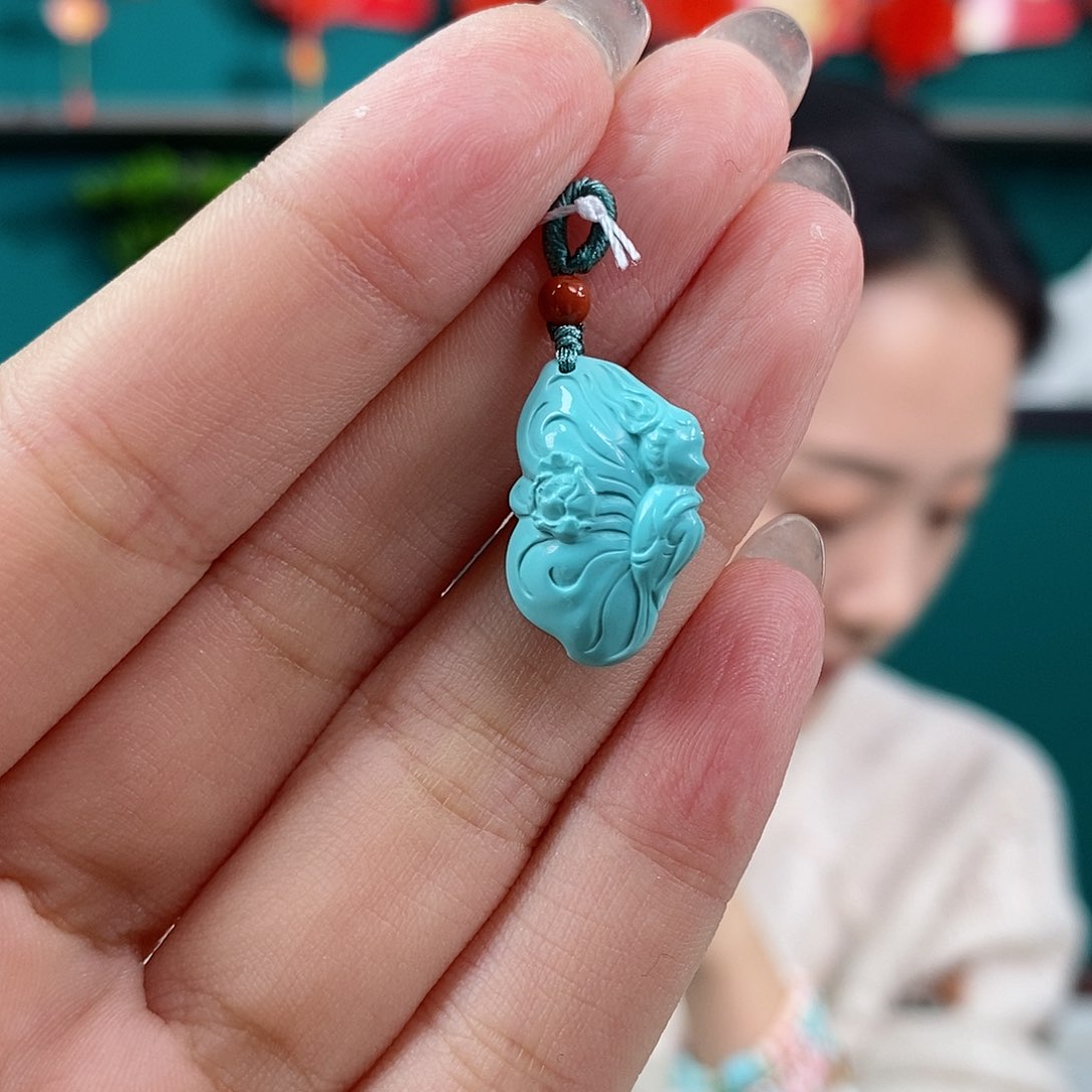 绿松石珠宝奇石未镶嵌