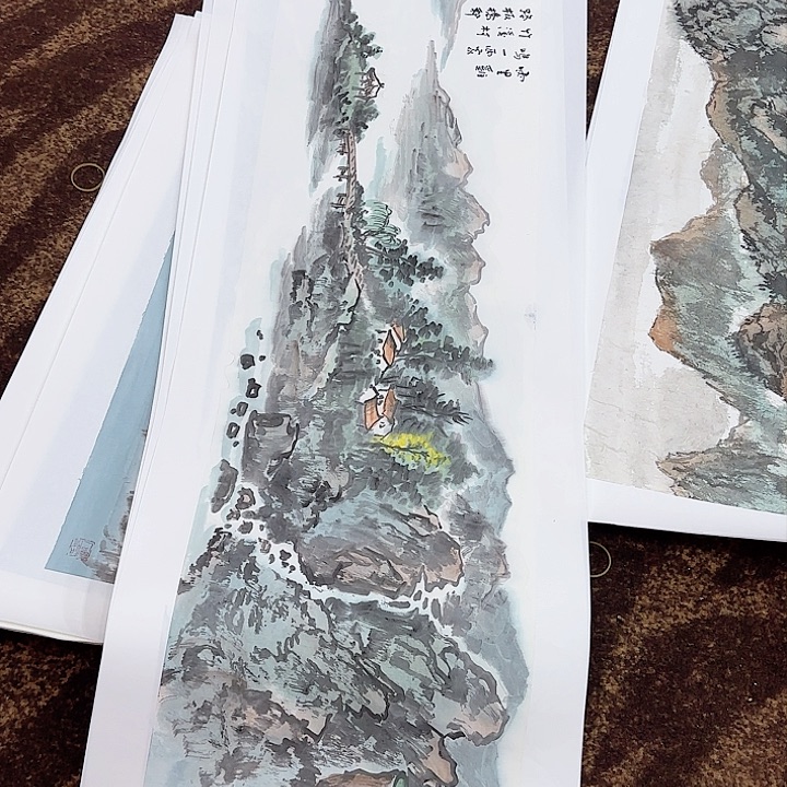 国画小*仔微瑕绘画绘画