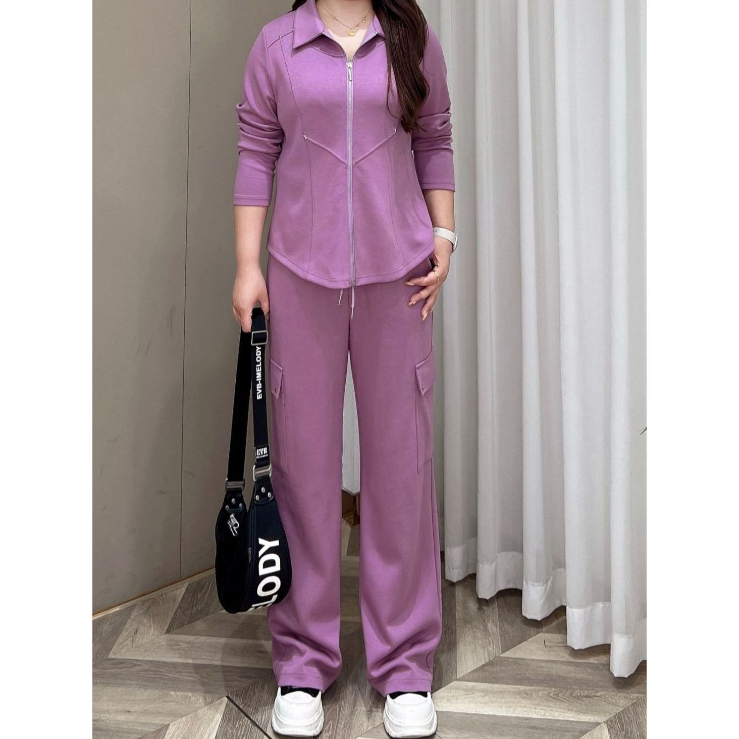 【现货套装】PMM81759+PMM81702春夏款收腰显瘦运动休闲套