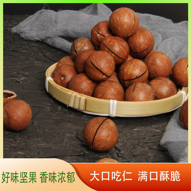 25年夏威夷果特大果组合装【原味+奶香味(果径26mm+)】坚果送开果器