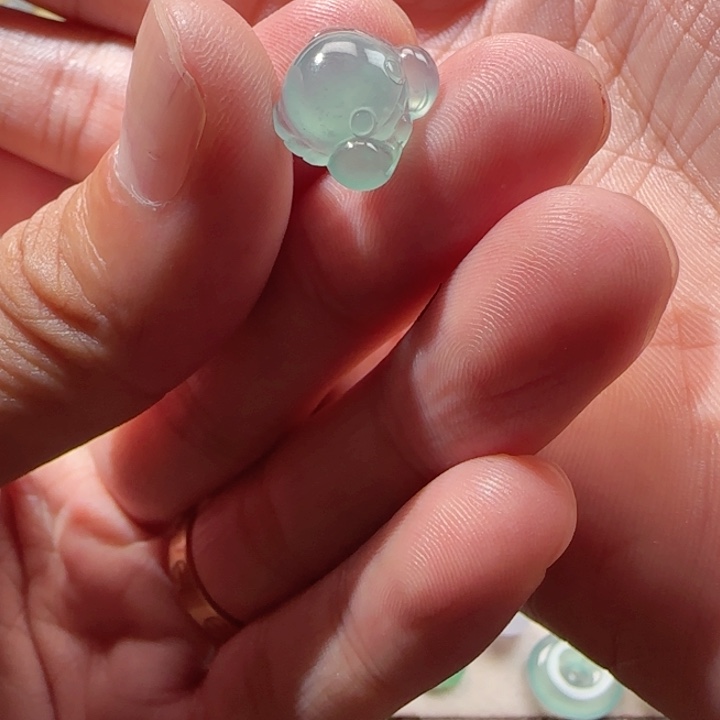 未镶嵌定制翡翠天然翡翠螃蟹