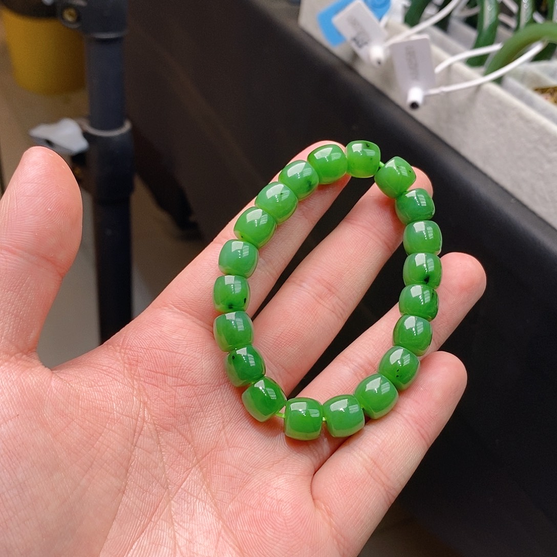 和田玉（碧玉）未镶嵌手串